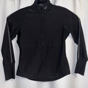 Nike Golf Dri-Fit Black 1/4 Zip Pullover S